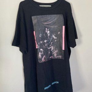 OFF-WHITE X MCA Caravaggio Figures of Speech Black Tee L